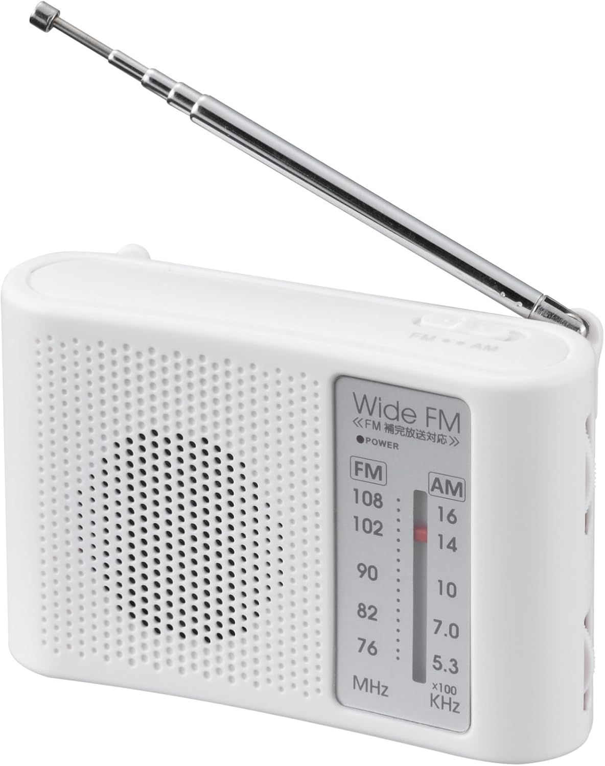 小型ラジオ、カセットコ―ダ― Amazon.co.jp: ポケット ラジオ 乾電池式 BIR-1 AM/FM ワイドFM対応 単